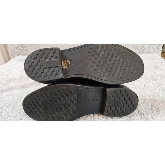 NEW Saint G Aster Black Leather Handcrafted Chelsea Boots Ankle Booties sz 8 - Picture 4 of 7